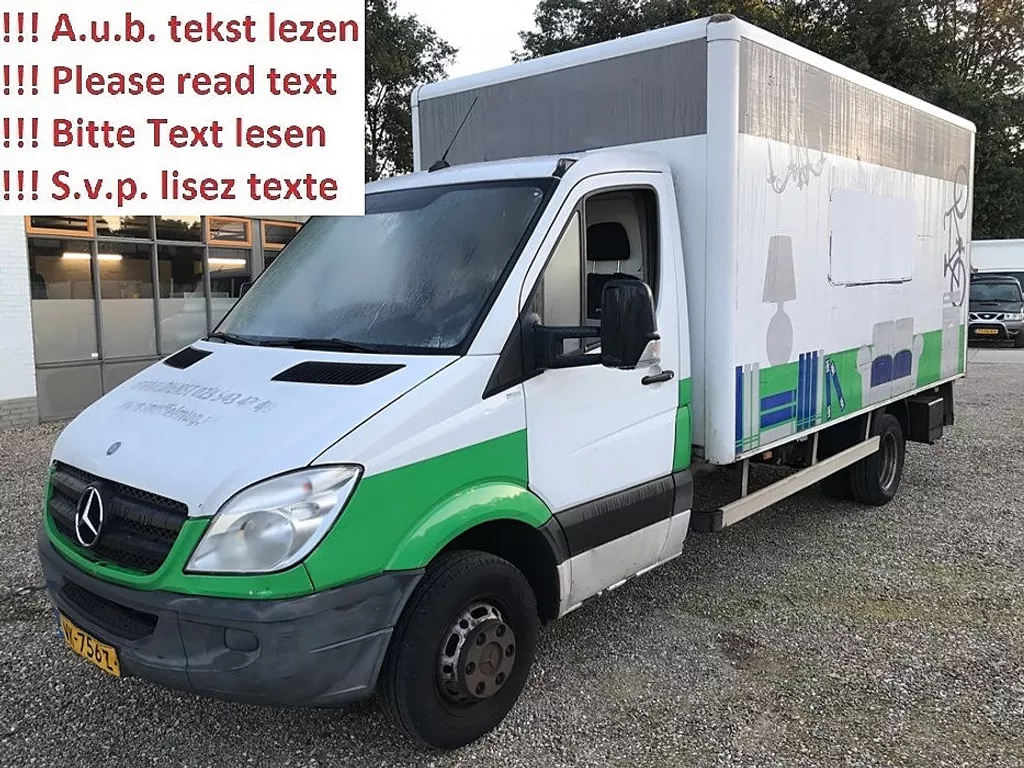 Mercedes-Benz Sprinter 516 CDI Aut Euro 5 Koffer Bakwagen Laadklep Lift Motorschade