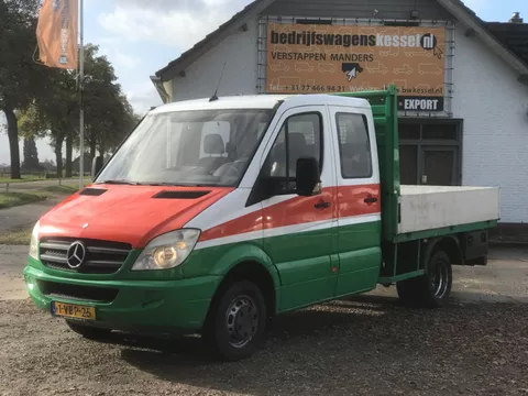 Mercedes-Benz Sprinter 511 CDI Euro 4 L2H1 DC 7-Pers Pick-Up Open Laadbak Airco Cruise Trekhaak 3.5t