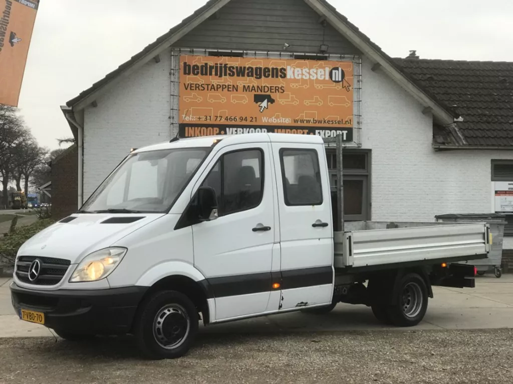 Mercedes-Benz Sprinter 515 CDI Aut Euro 4 DC 7-Pers Pick-Up Open Laadbak Trekh. 3.5t