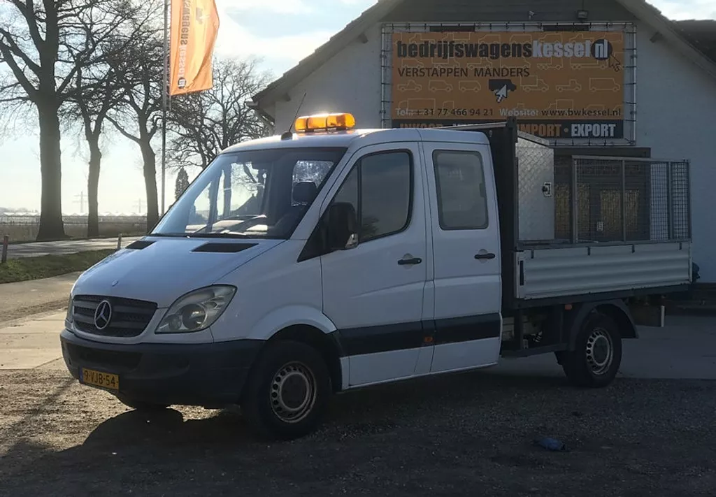 Mercedes-Benz Sprinter 313 2.2 CDI Dubbel Cabine 7 pers. Open laadbak Trekh. 2.8t