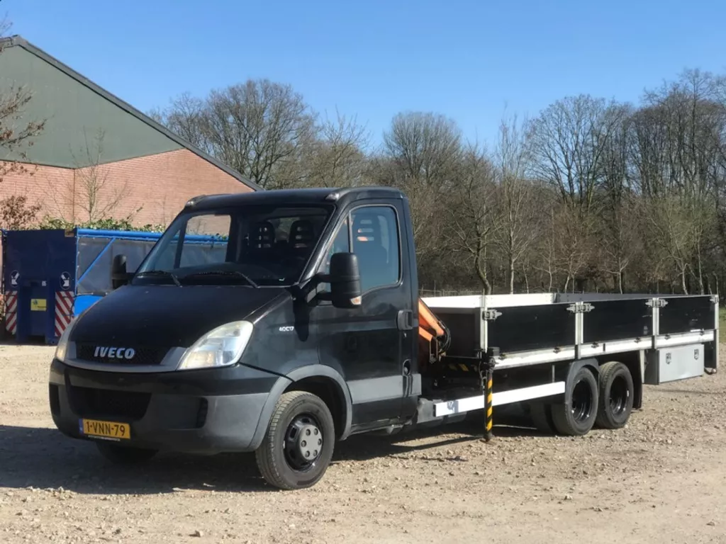 Iveco Daily 40C17 EEV 410 Clixstar Kraan Open Laadbak