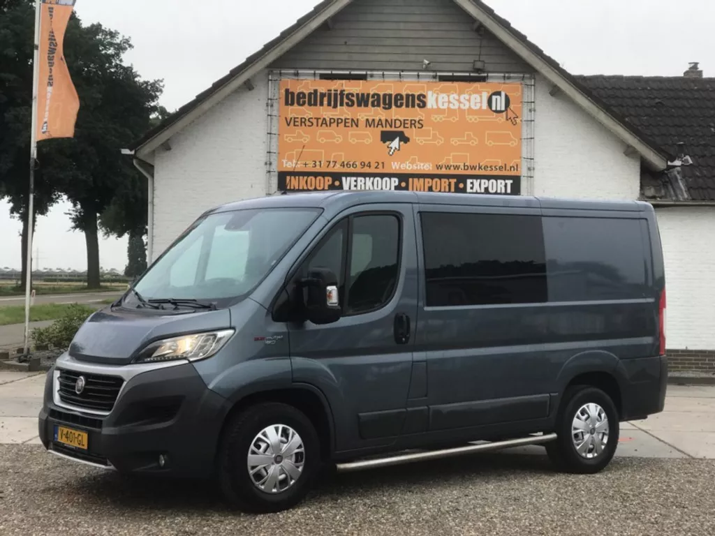 Fiat Ducato 2.3 MultiJet Euro 6 Dubbel Cabine L1H1 Trekh. 3t.